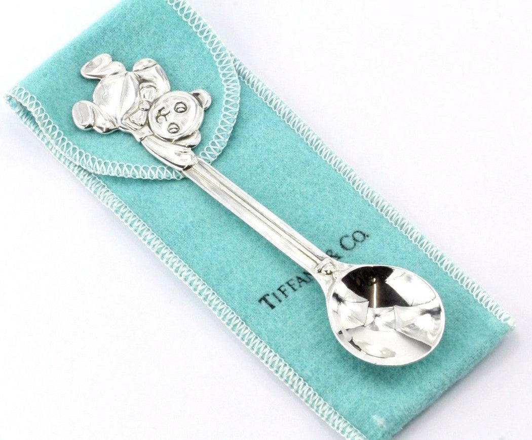 silver baby spoon tiffany