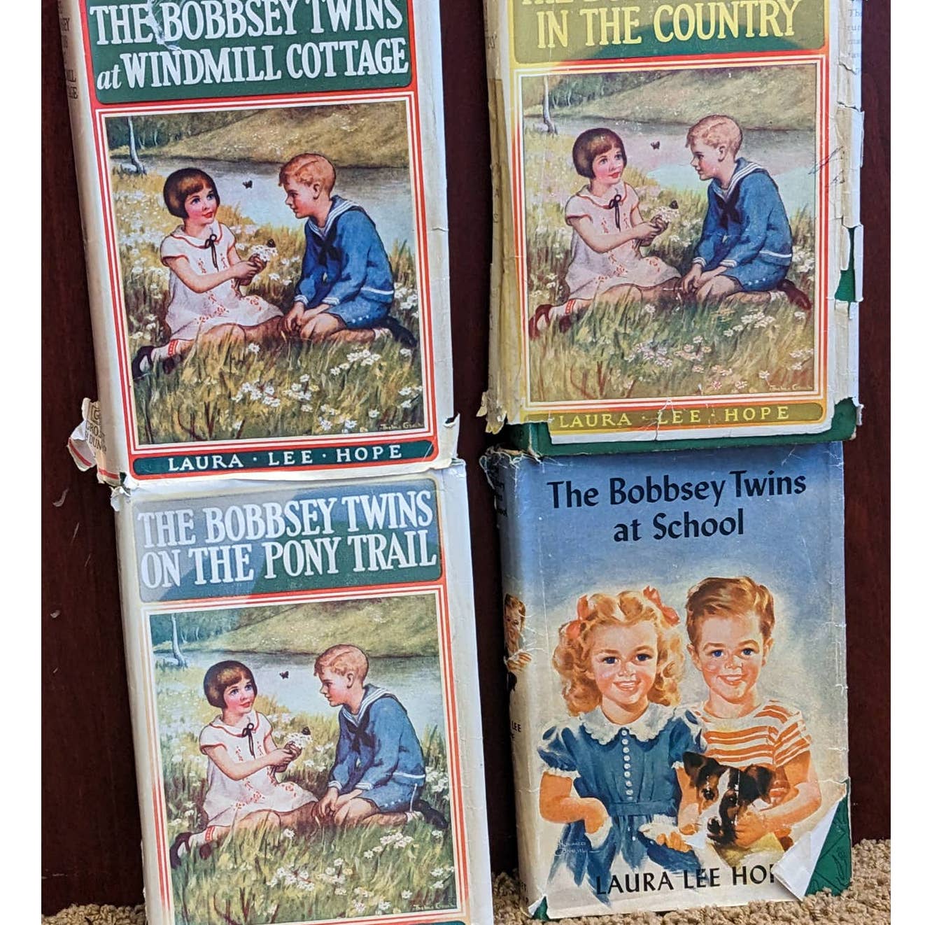 Bobbsey Twins Books Lot 4 In The Country Pony Trail At School By Laura ...