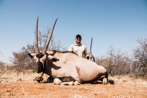 Matt with Africa Gemsbok