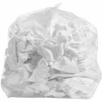 Clear Trash Bags, 33 Gallon, (100/Count w/Ties) Large Clear Plastic  Recycling Garbage Bags, 33H x 39W,(Clear)