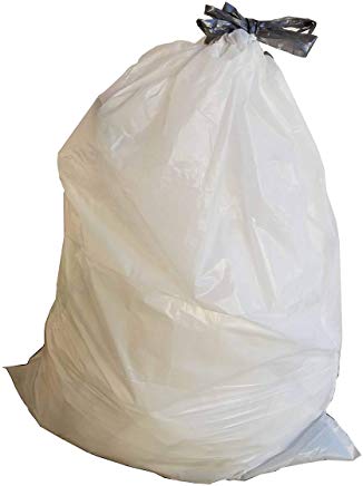 PlasticMill 42 Gallon, Black, 6 mil, 33x48, 25 Bags/Case, Garbage Bags.