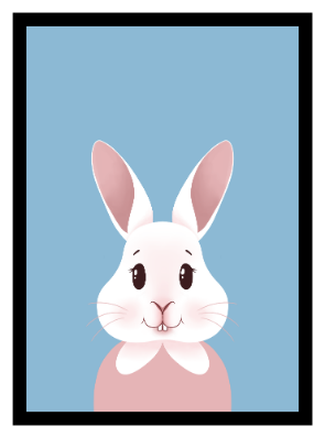 Happy Bunny Portrait