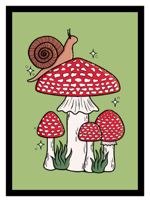 Mushroom Pals Snail
