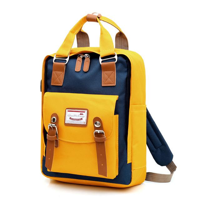 Multifunction Women Backpack Girls Shoulder Bag High Quality Canvas Laptop Backpack Schoolbag For Teenager Girls Boys Travel