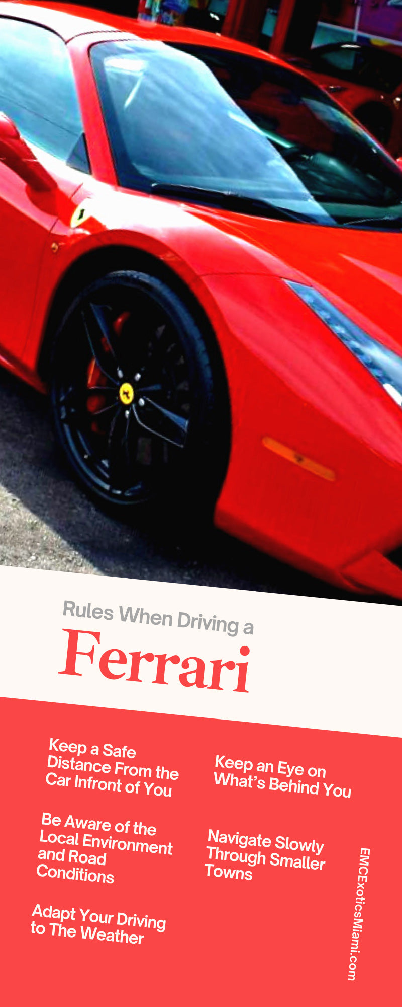 5 Must-Know Rules When Driving a Ferrari