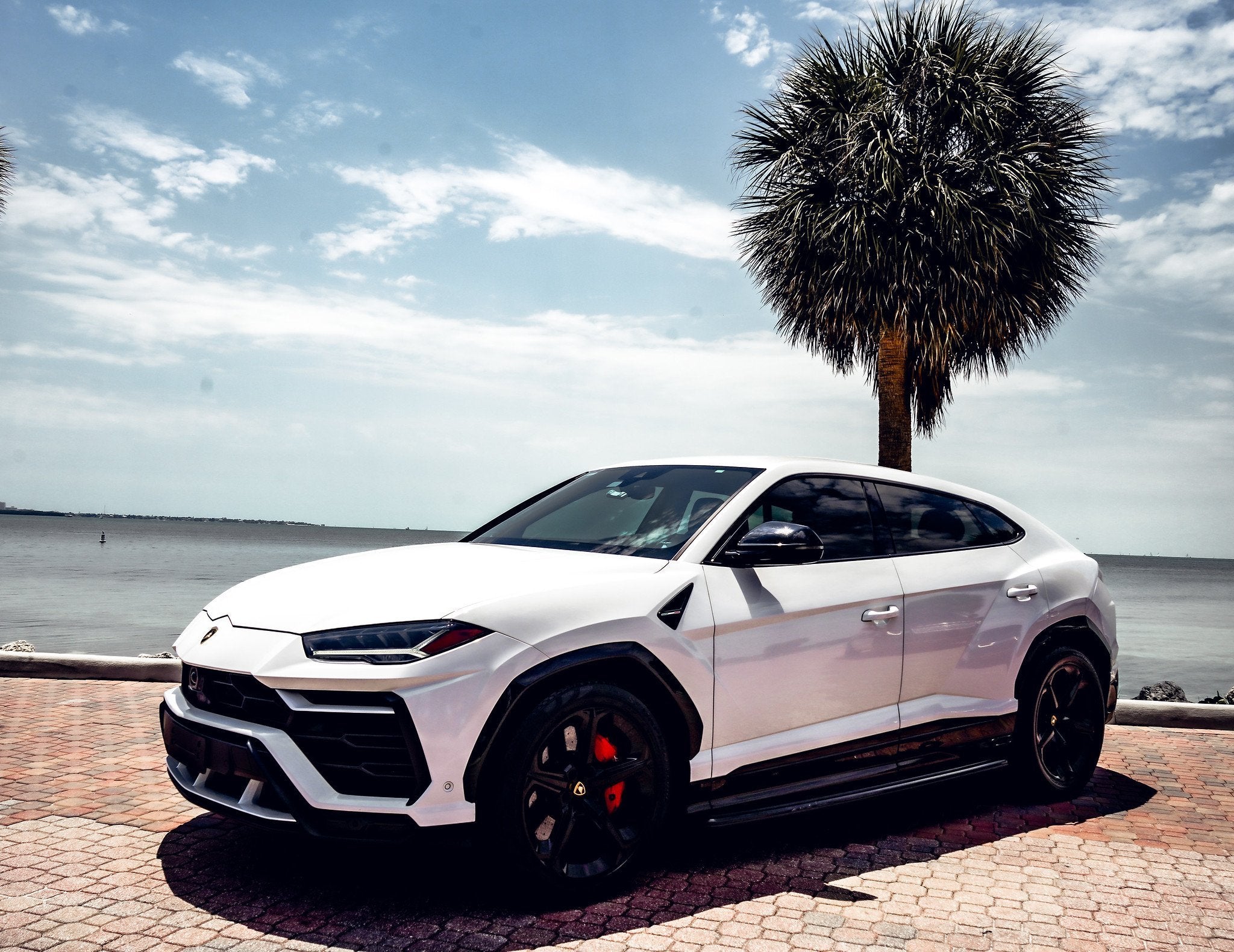 Lamborghini Urus for Rent – White | EMC Rentals of Miami