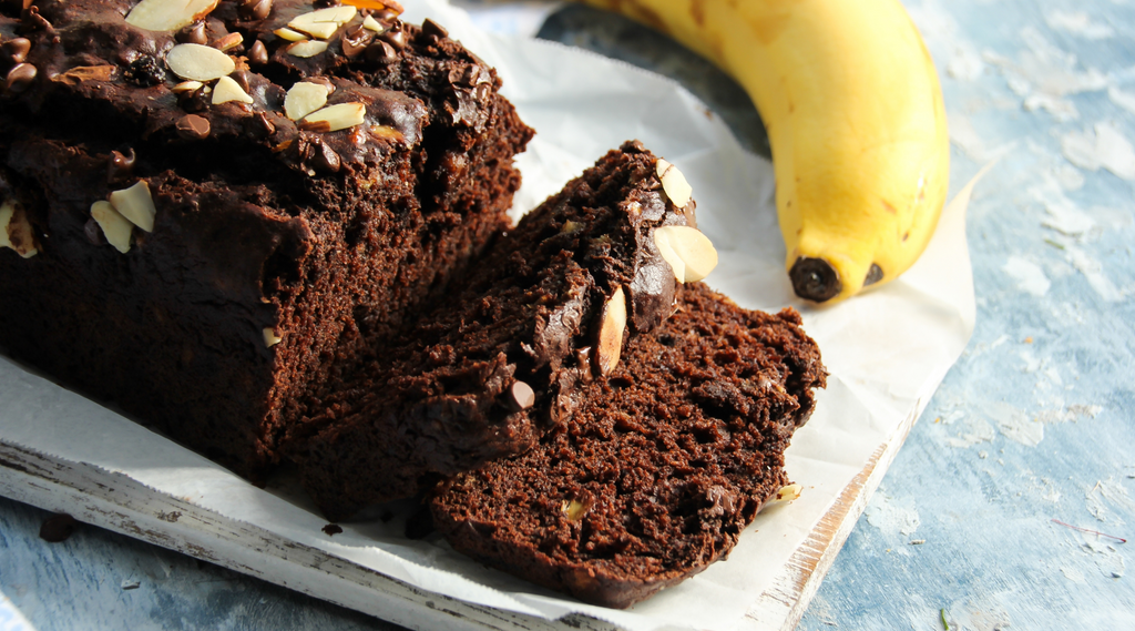 Dairy free chocolate banana bread