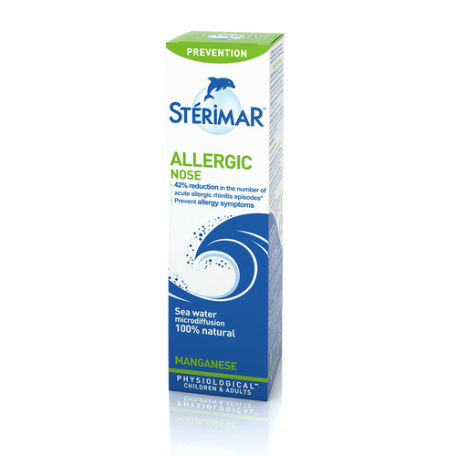 2x STERIMAR For nasal hygiene and comfort 50ml, 100% natural sea water spray