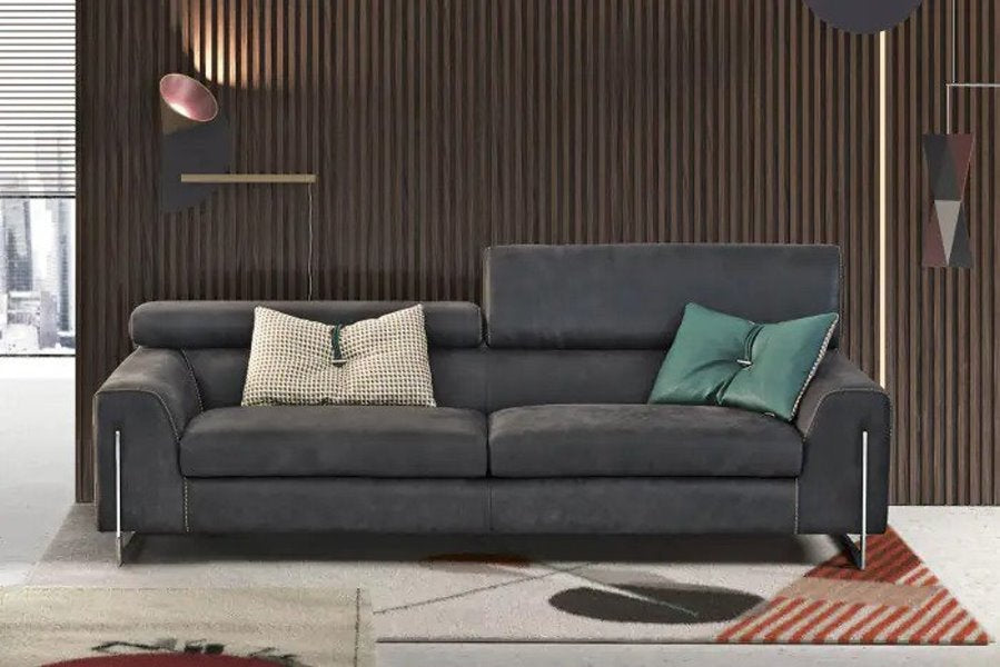 Bellevue ultra-elegant sofa with a metal base