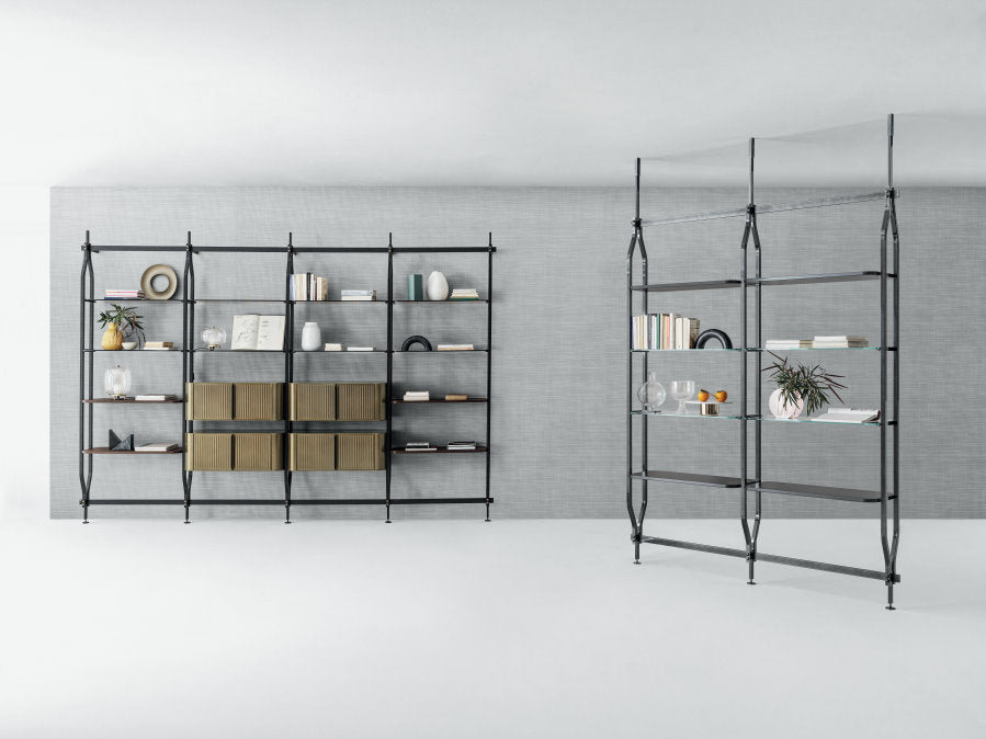 Charlotte bookcase available in a variety of sizes, parts and configurations