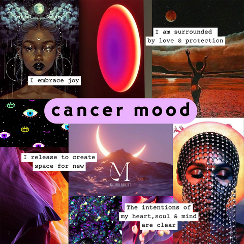 cancer season collage