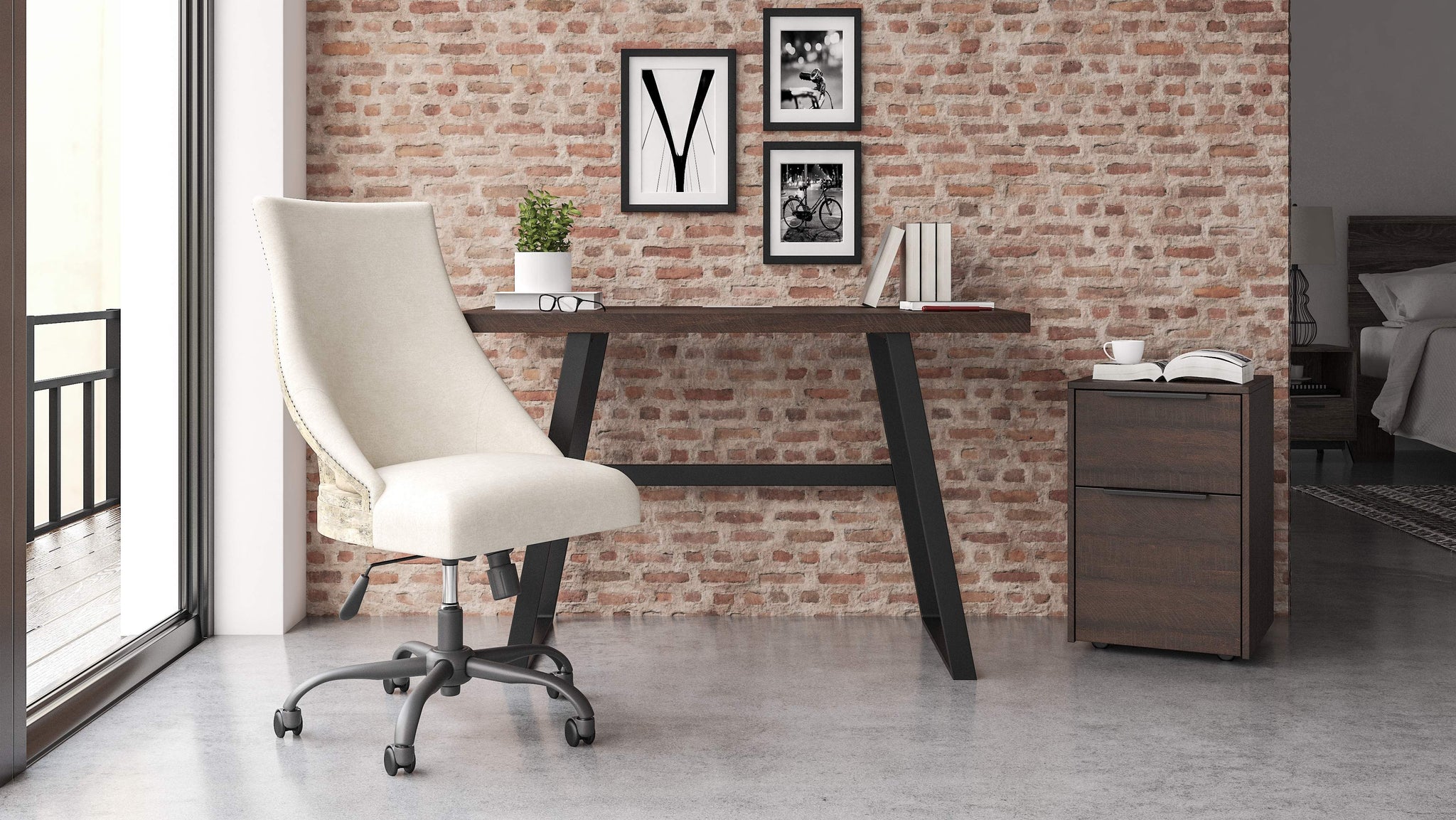 Camiburg - Warm Brown - Home Office Small Desk – Pope Furniture Piedmont