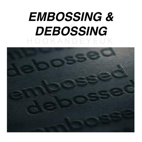 EMBOSSING AND DEBOSSING EXAMPLES