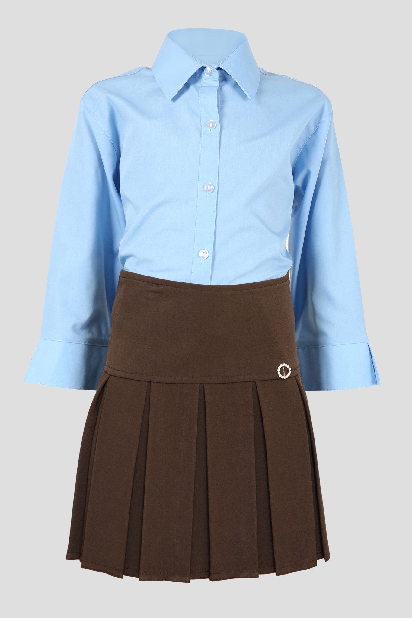 brown skirt uniform