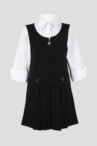 older girls school pinafore