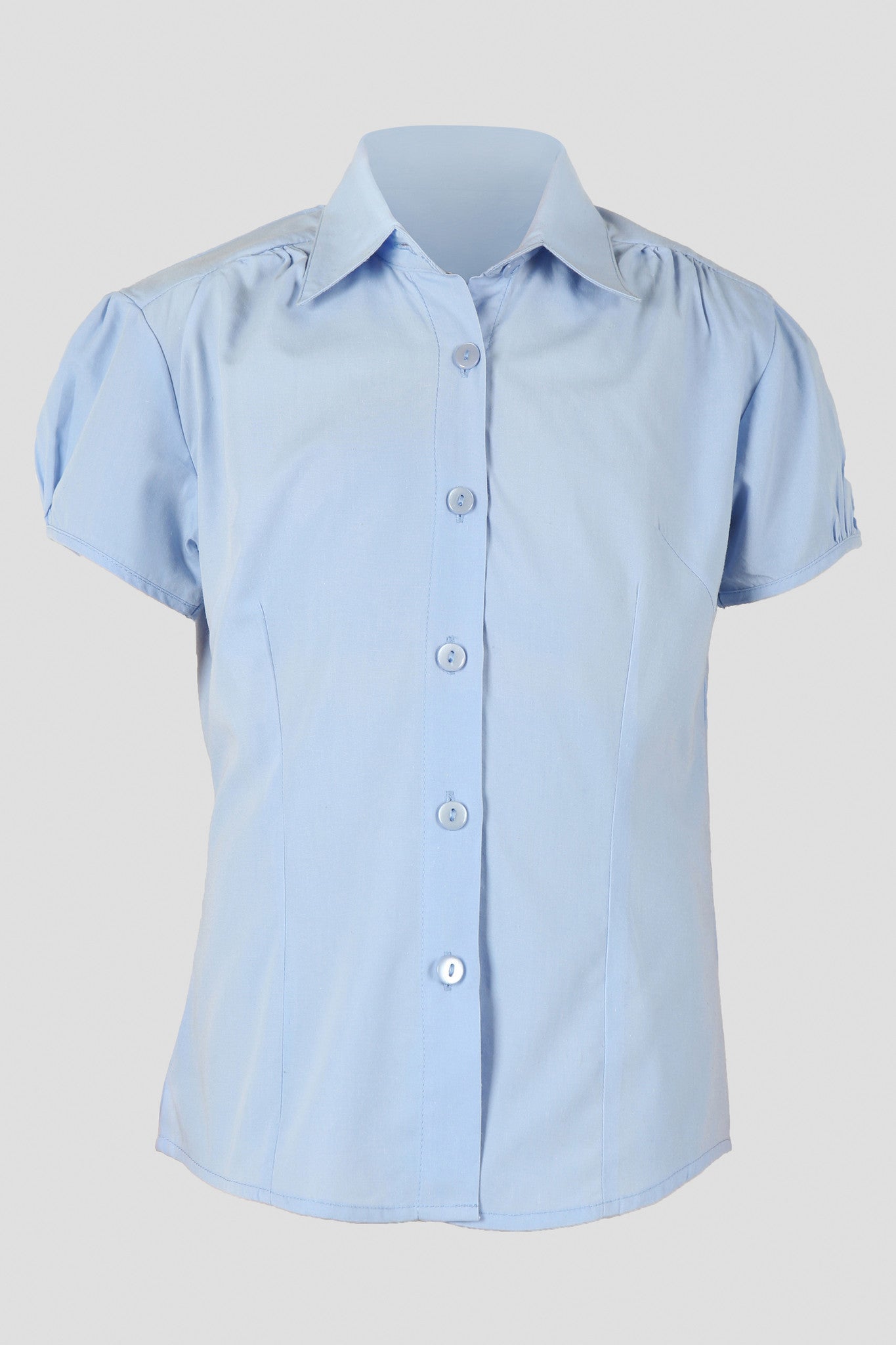 girls blue blouse