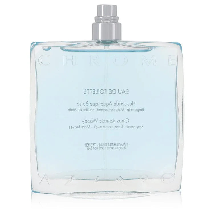 Chrome Eau De Toilette Spray (Tester) By Azzaro for Men 3.4 oz