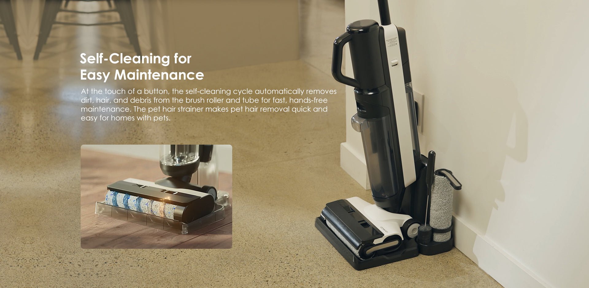 Tineco FLOOR ONE S5 COMBO Cordless, Lightweight, Smart Wet/Dry