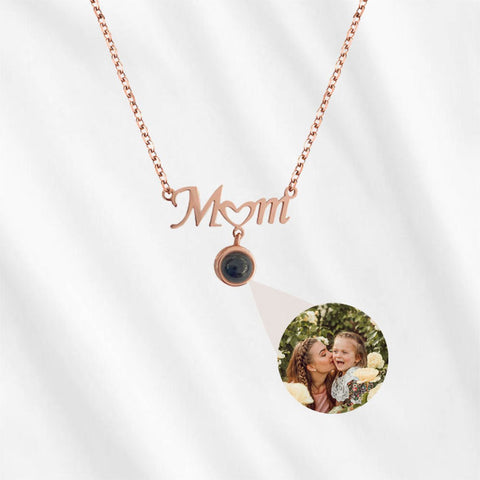 mom projection necklace