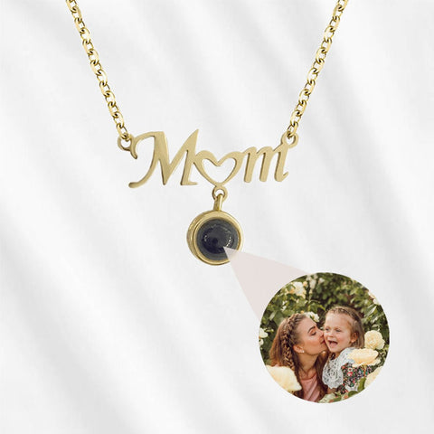 mom projection necklace