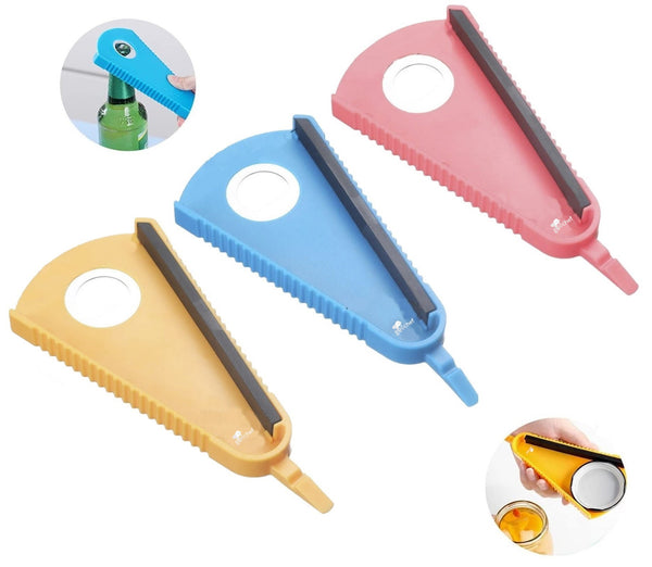 2pcs Multi-function Can Opener, Modern Plastic Handheld Can Opener For  Kitchen