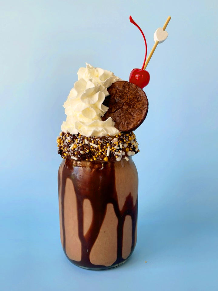 Double Chocolate Brownie Milkshake – Sugar Bowl Bakery