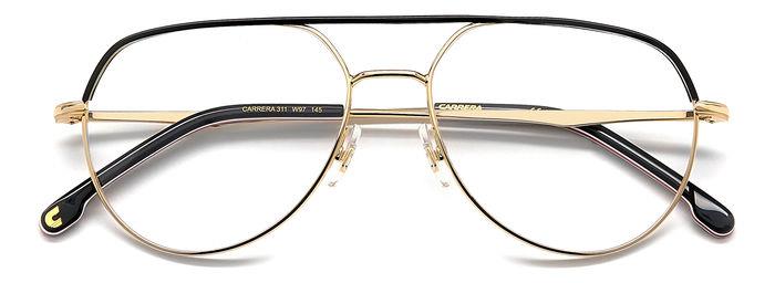 CARRERA 311 W97 oro nero crema a righe