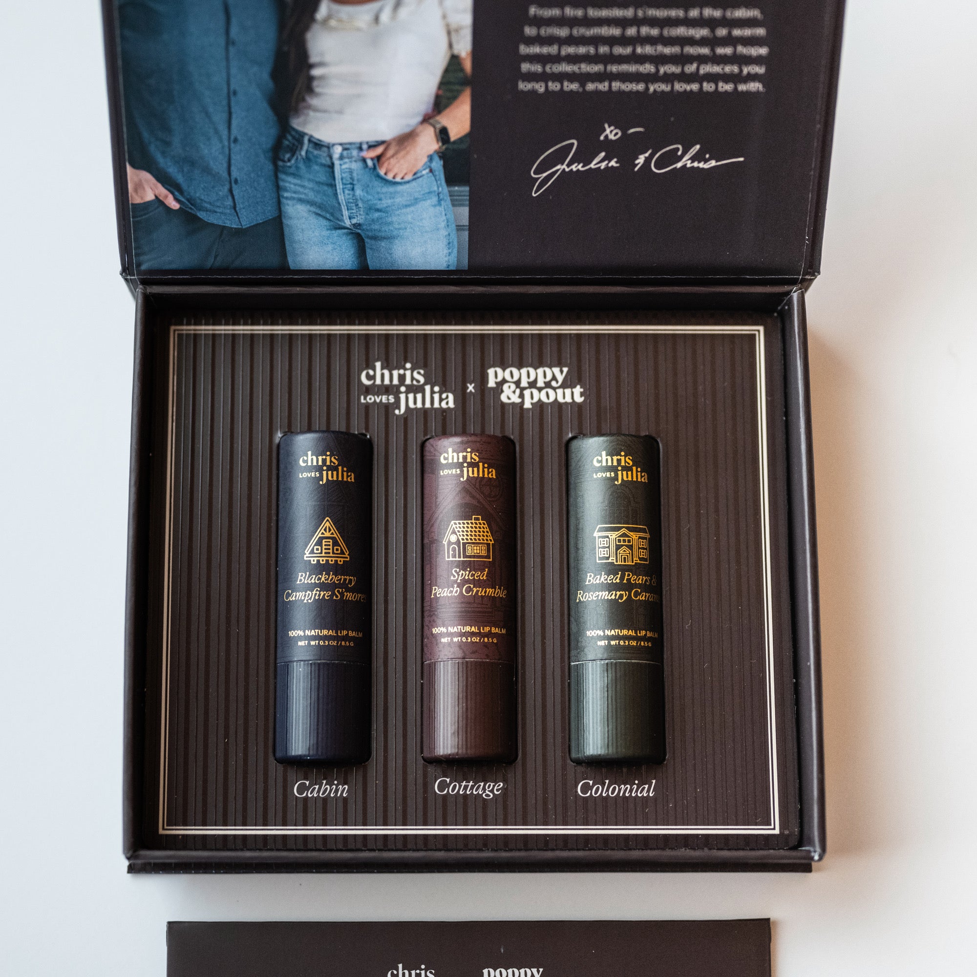 Lip Balm Gift Set - Poppy and Pout