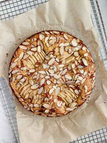 Apple Almond Sifted Durum Cake