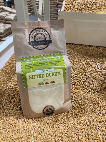 Organic Sifted Durum among Durum berries during milling