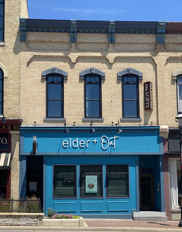 Elder and Oat Coffee Collective West Dundee Illinois Storefront 