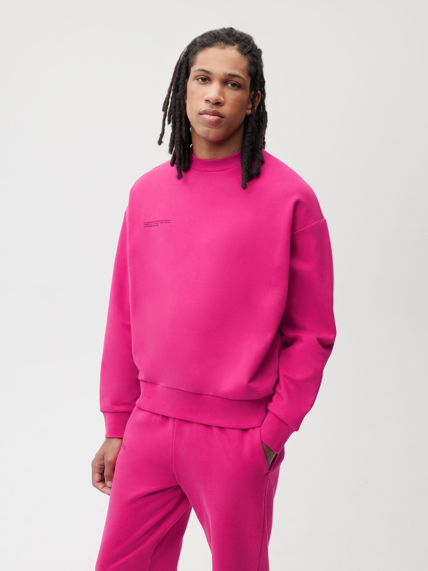 Organic Cotton Sweatshirt Foxglove Pink Male