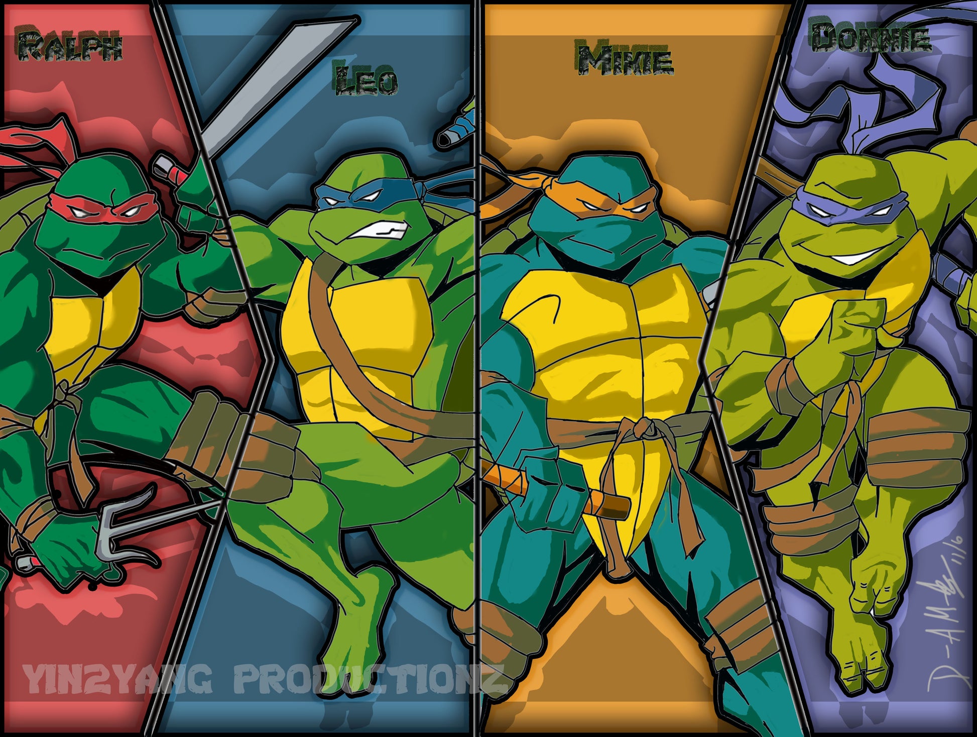 tmnt wallpaper 2003