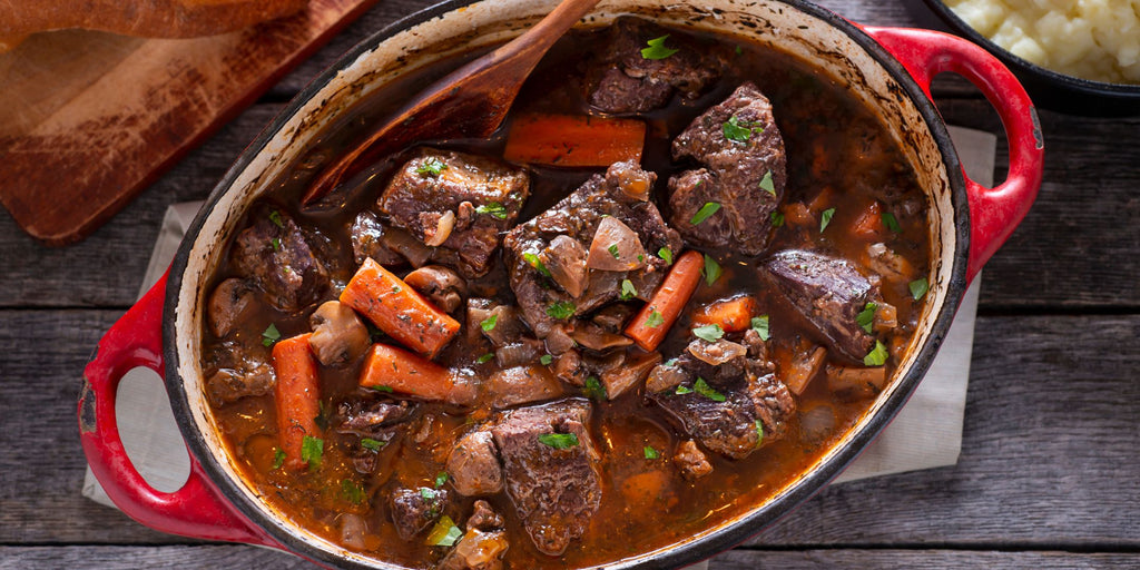 beef bourguignon recipe and wine accompaniment