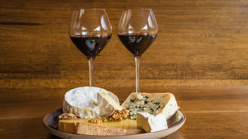 cheese and red wine cliché false tannins and acidity