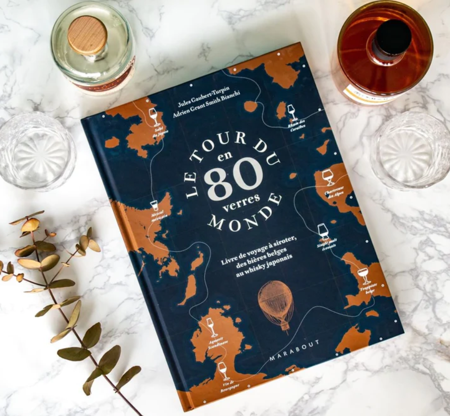 book around the world in 80 glasses original gift idea around wine