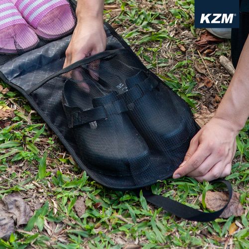 KZM Shoes Bag mesh compartment