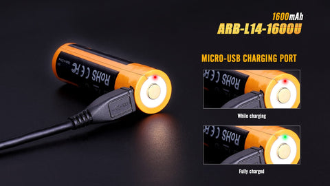 Able to charge with micro usb