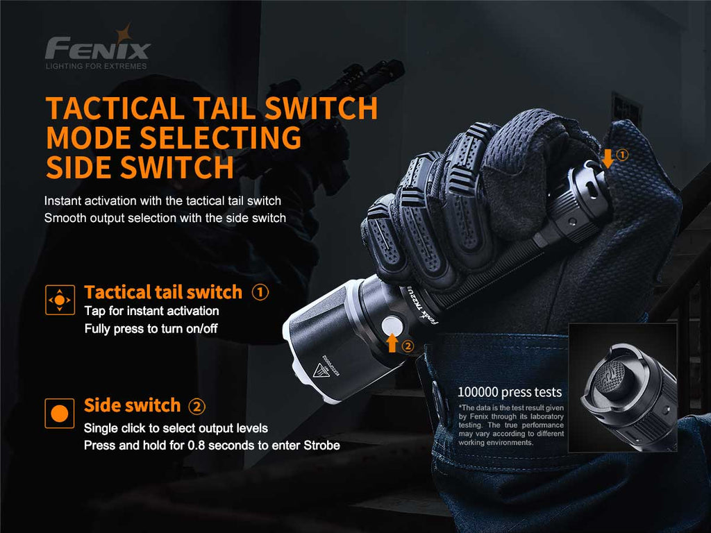 Fenix TK22 UE switches