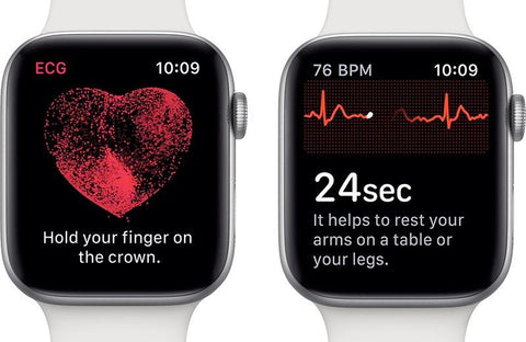 Apple Watch displaying the Cardiogram app