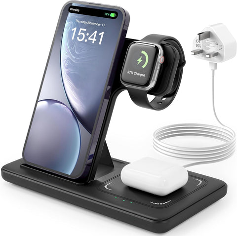 Apple Watch and iPhone wireless charging station