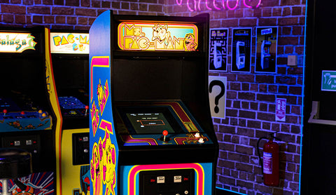 Quarter Size Official Ms Pac-Man Arcade Cabinet