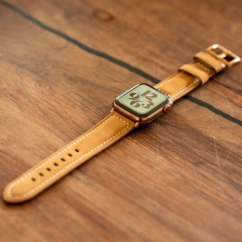 Mila brown suede Apple Watch strap by Buckle and Band