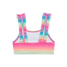 Load image into Gallery viewer, Two Piece Rainbow Swimsuit
