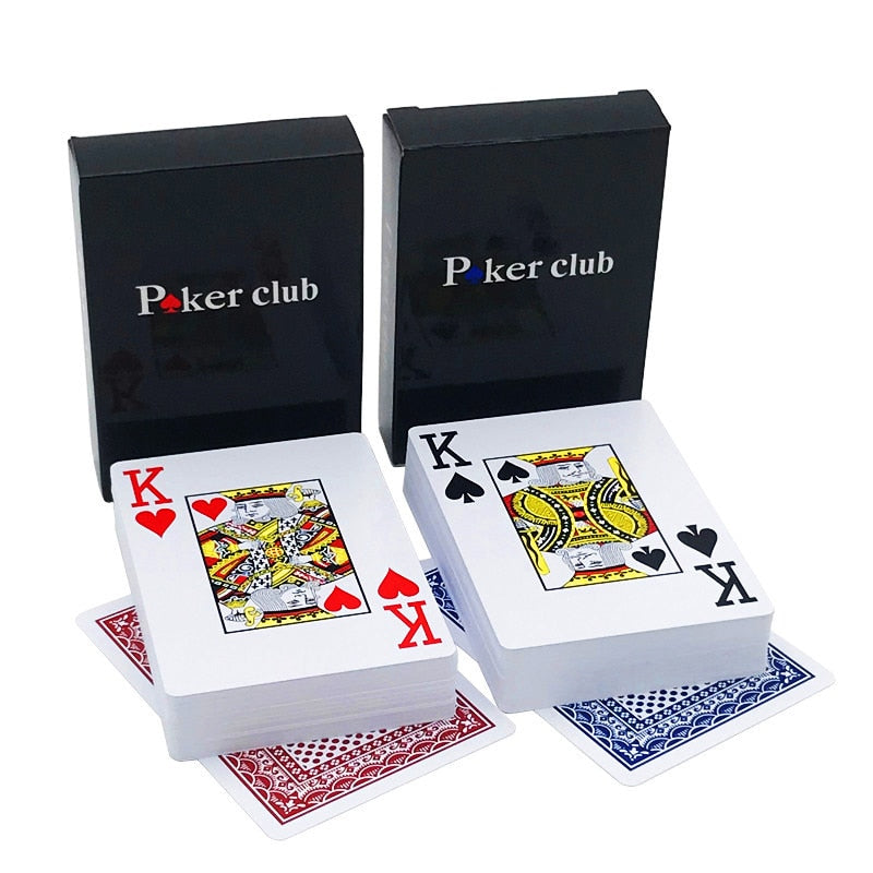 4x Pack de cartes à jouer 54 pièces - Jeux de cartes poker ou casino  laminés, Jeux