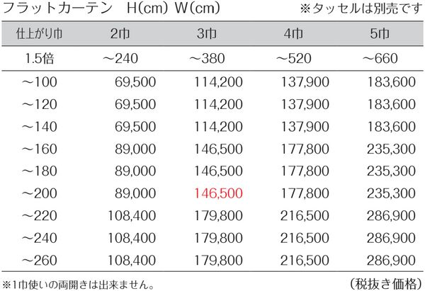 価格表JD237