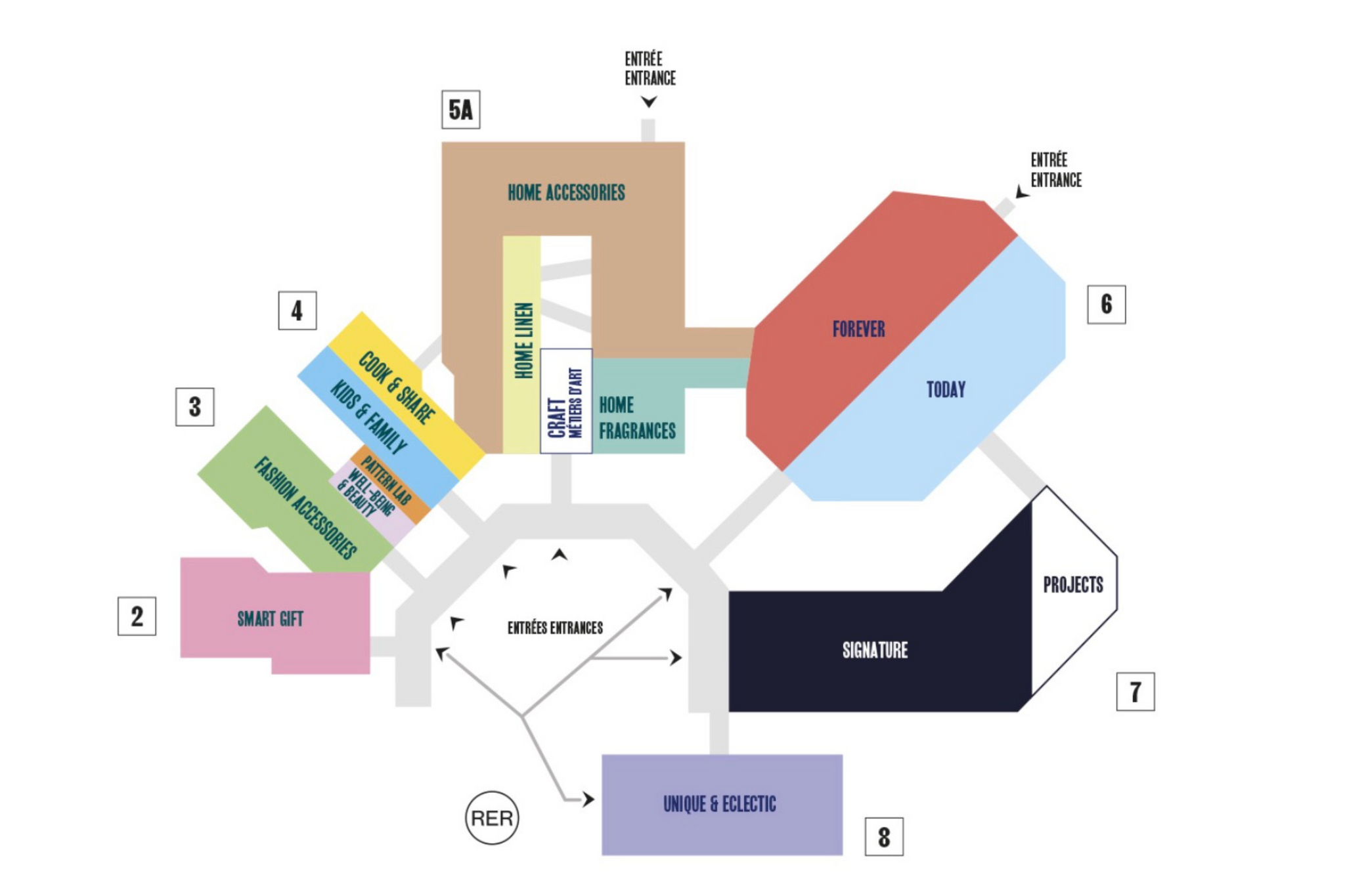 Maison & Objet（メゾン・エ・オブジェ）2024会場マップ