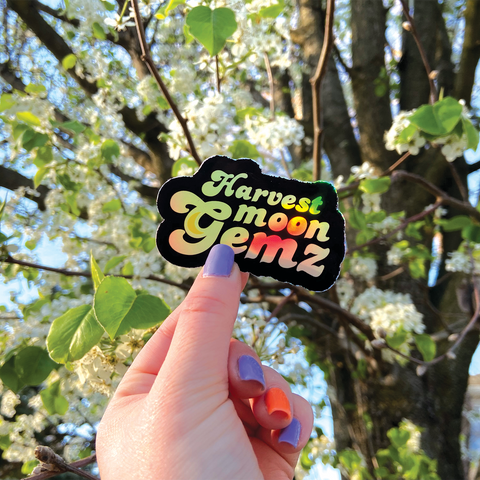 Harvest Moon Gemz logo sticker