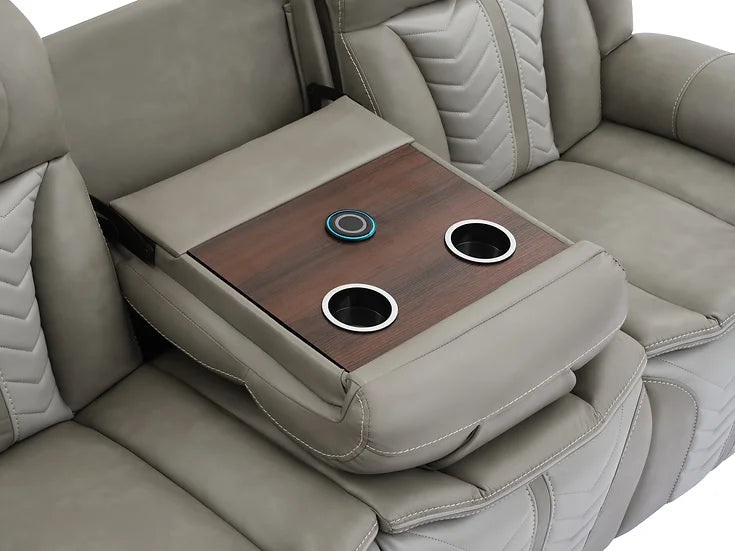 Grey 3pc Reclining Set by Innova