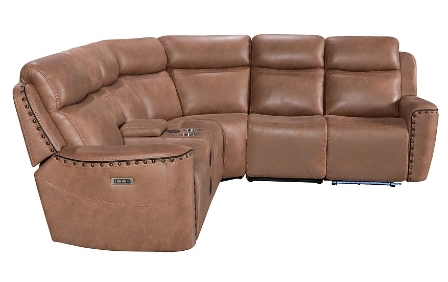Brown Romi S7900 Power Reclining Sectional